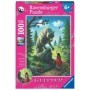 Puzzle Scufita Rosie Si Lupul, 100 Piese Glitter Ravensburger - 3